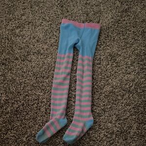 Matilda Jane Blue and Pink Striped Kids Tights